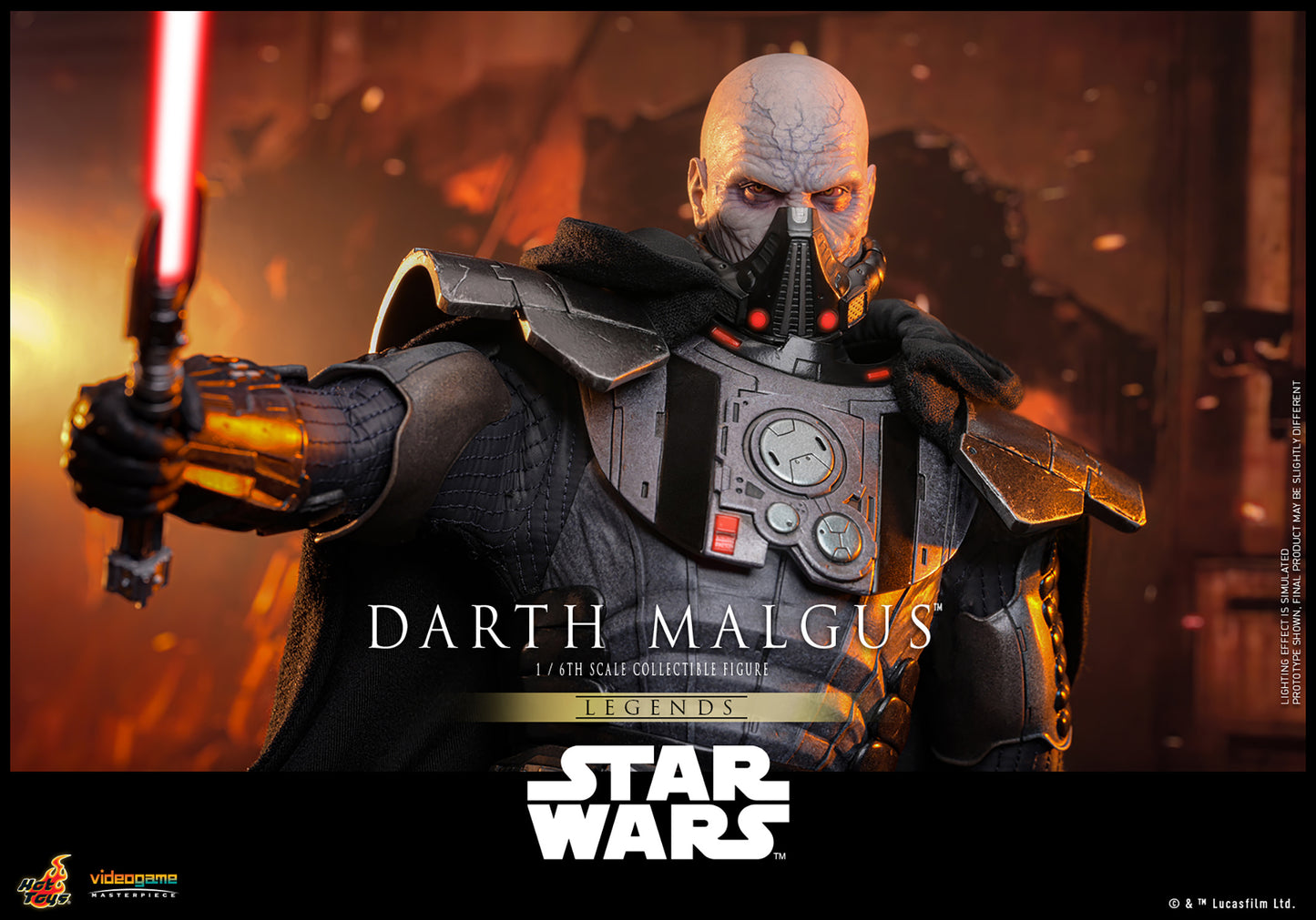 Pre-Order - Star Wars: The Old Republic VGM70 Darth Malgus 1/6th Scale Collectible Figure