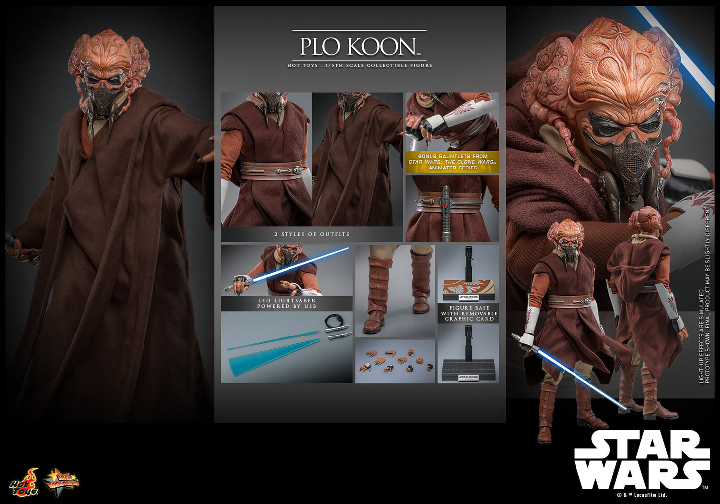 Pre-Order - Star Wars: Revenge of the Sith MMS785 Plo Koon 1/6th Scale Collectible Figure