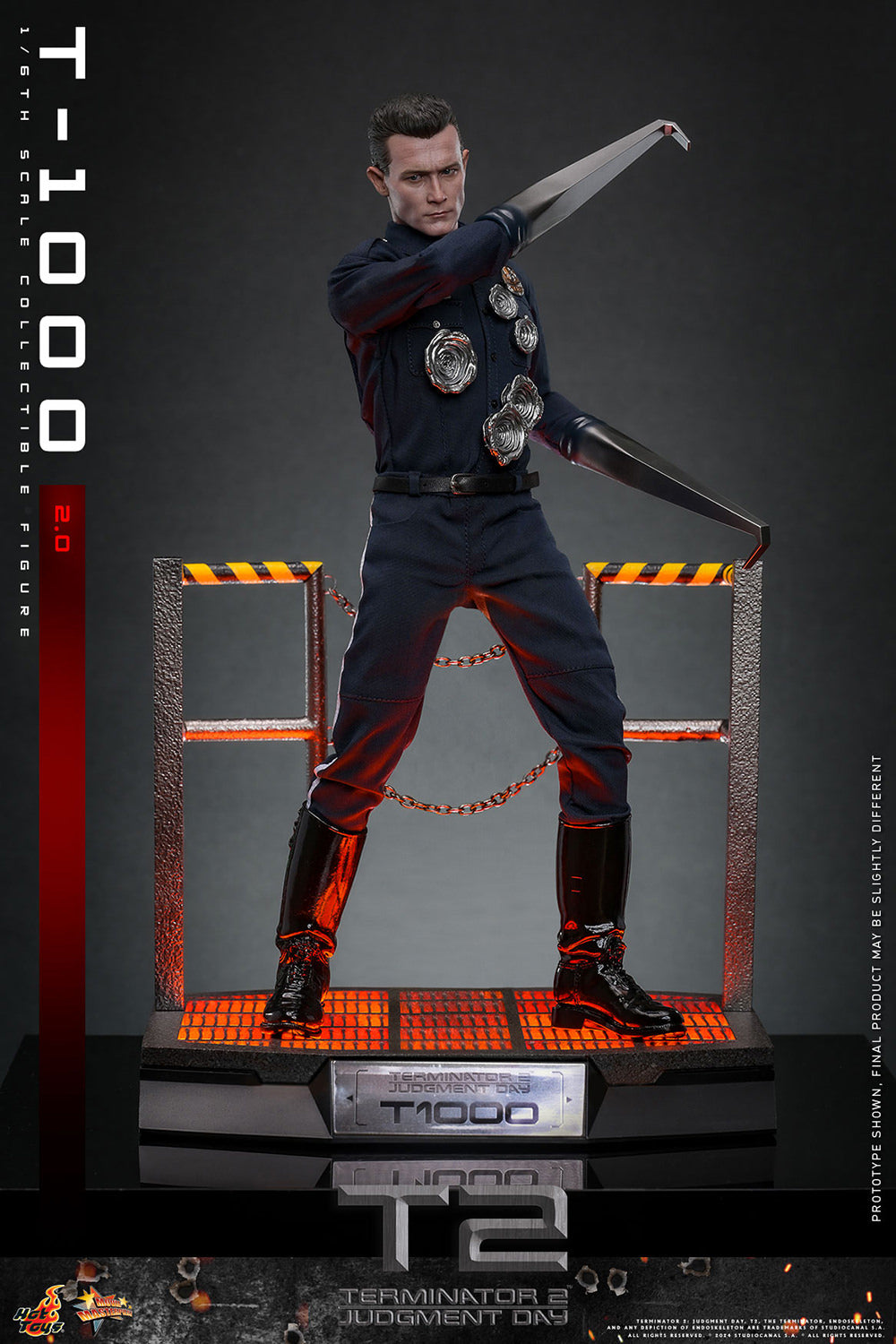 Pre-Order - Terminator 2: Judgment Day MMS774 T-1000 (2.0) 1/6th Scale Collectible Figure