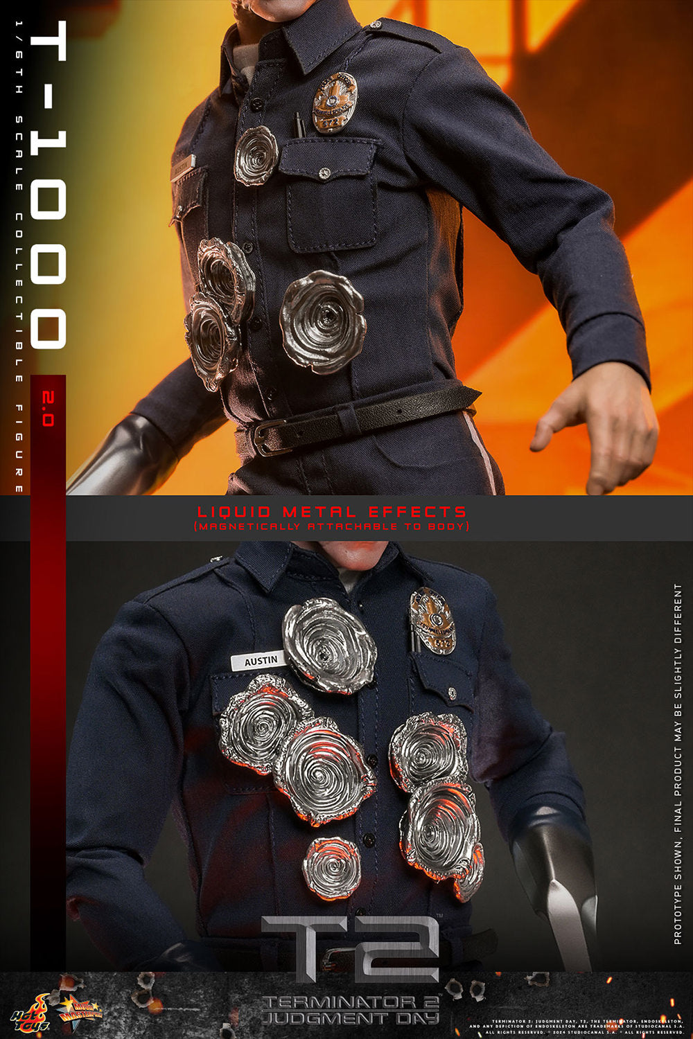 Pre-Order - Terminator 2: Judgment Day MMS774 T-1000 (2.0) 1/6th Scale Collectible Figure