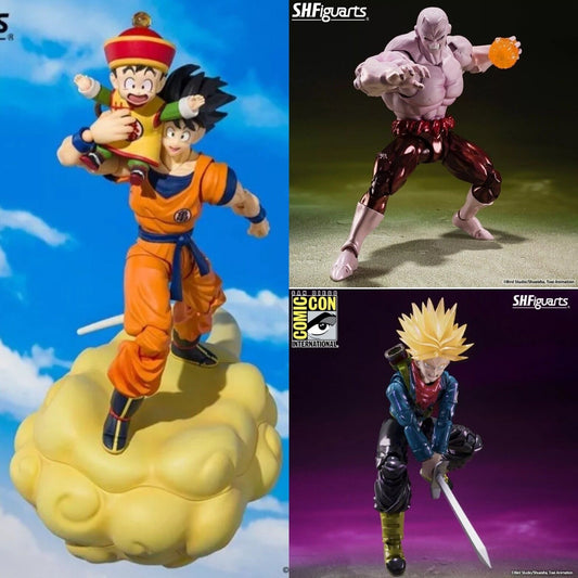 Dragon Ball S.H.Figuarts Son Goku & Son Gohan (kid) & Kintoun, Future Trunks & Jiren - Final Battle Exclusive SET SDCC 2024