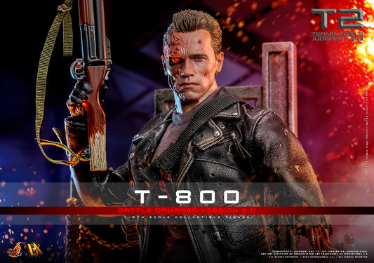 Pre-Order - Terminator 2: Judgement Day DX46 T-800 (Battle Damaged Version 2.0) 1/6th Scale Collectible Figure