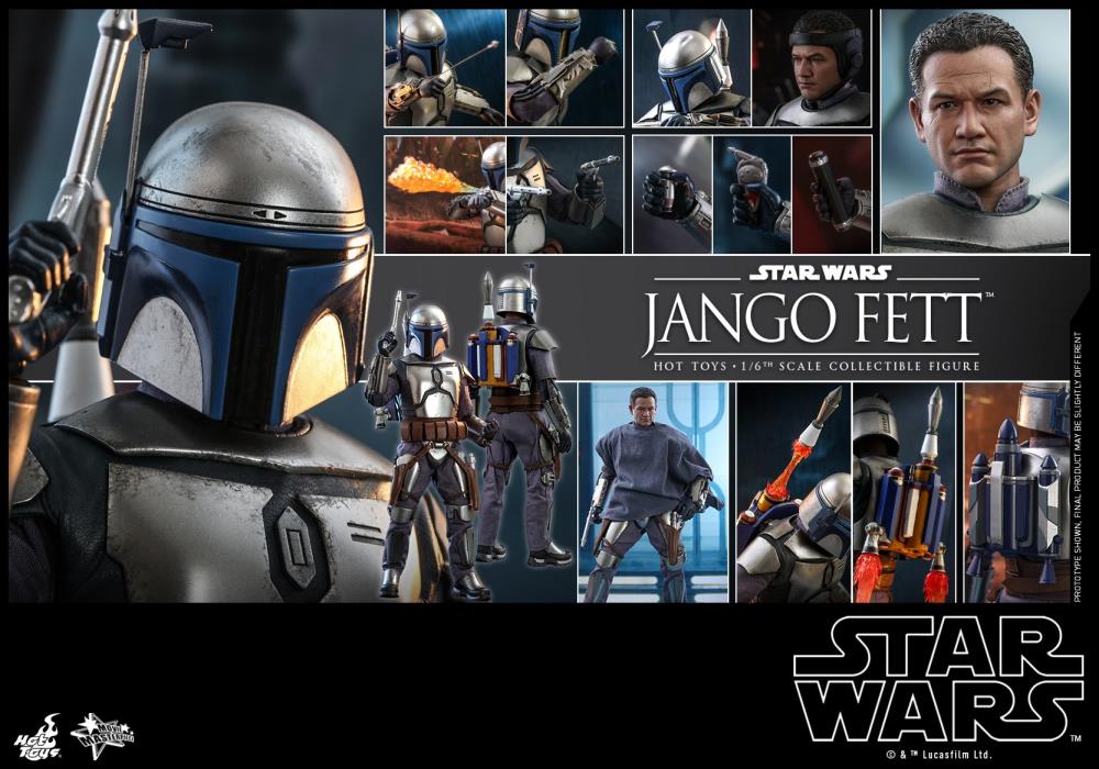 Star Wars: Attack of the Clones MMS589 Jango Fett 1/6th Scale Collectible Figure