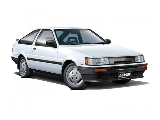 Toyota (1985) AE85 Corolla Levin 1500SR 1/24 Scale Model Kit