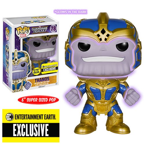 Thanos Glow-in-the-Dark 6-Inch Pop! Vinyl Bobble Head Figure -  Exclusive