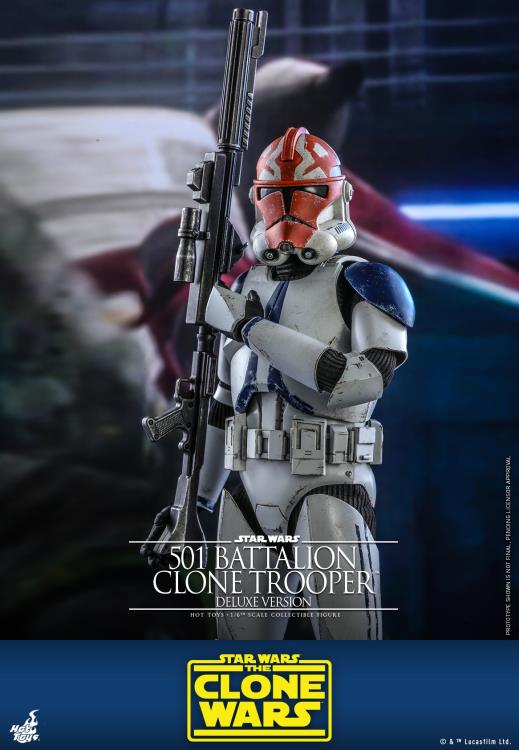 Star Wars: The Clone Wars TMS023 501st Battalion Clone Trooper (Deluxe) 1/6th Scale Figure