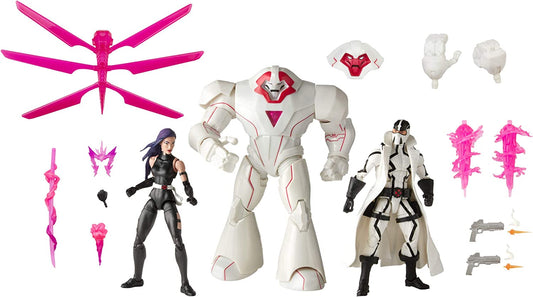 Marvel Hasbro Legends Series X-Men 6-inch Collectible Action Figures Psylocke, Nimrod, and Fantomex Toys (Amazon Exclusive)