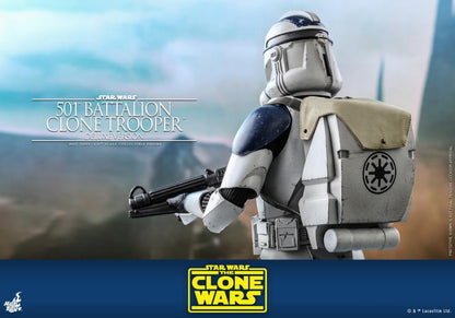 Star Wars: The Clone Wars TMS023 501st Battalion Clone Trooper (Deluxe) 1/6th Scale Figure