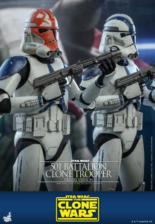 Star Wars: The Clone Wars TMS023 501st Battalion Clone Trooper (Deluxe) 1/6th Scale Figure