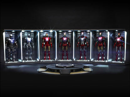 Iron Man 3 DS001C Hall of Armor 1/6 Scale Set of 7 Collectibles