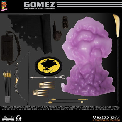 Mezco One:12 Collective Gomez - The Clan of The Golden Dragon Edition 2020 Con Exclusive